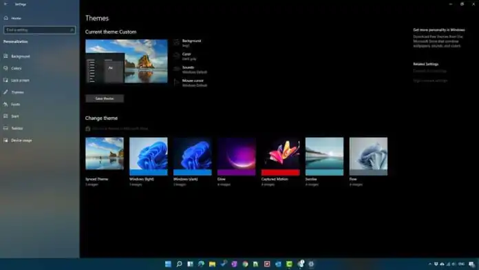 Dark Mode in Windows 11 Dark Mode in Windows 11