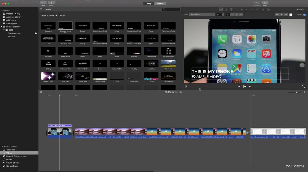 Use iMovie on Your Mac