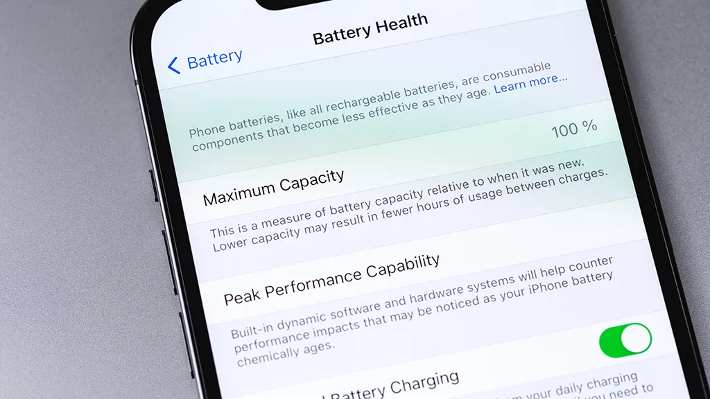 check battery’s health