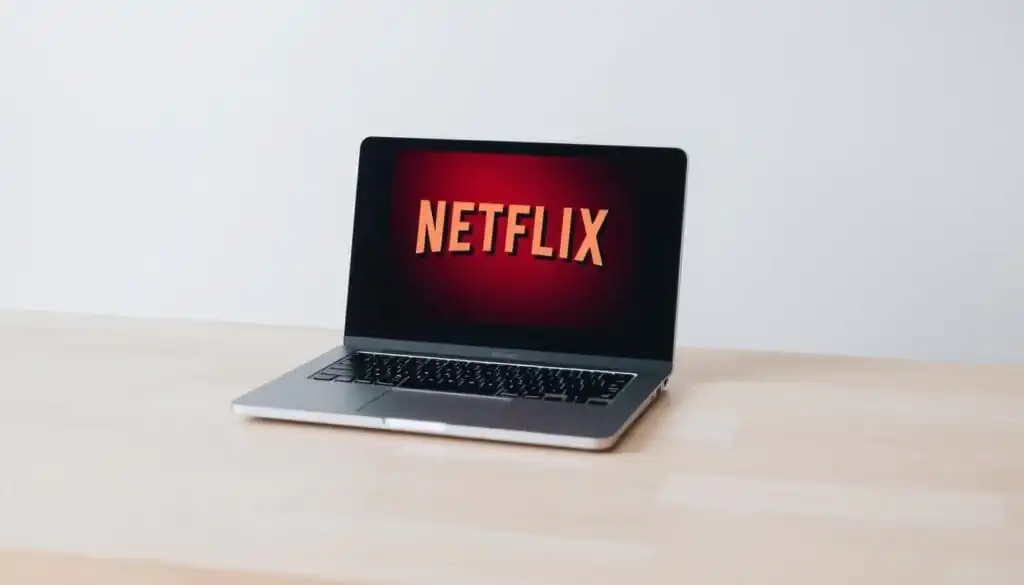 Netflix on laptop Netflix on laptop
