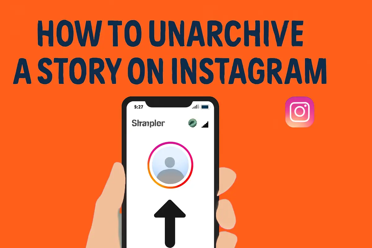 how to unarchive a story on instagram