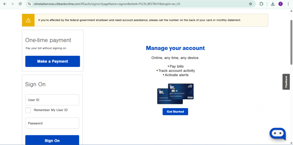 Best Buy Credit Card Login: Your Ultimate 2025 Guide 1 Step 2: Locate the Sign-On Box