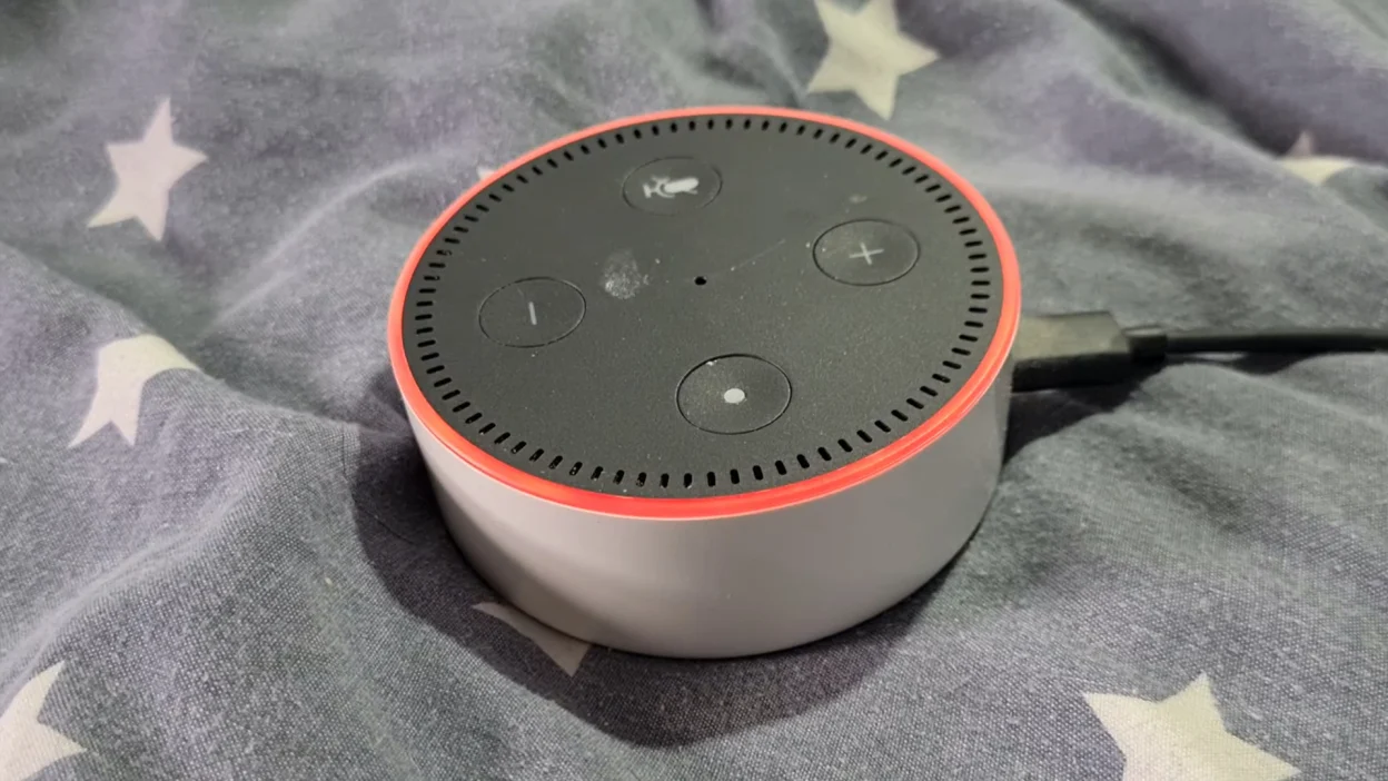 alexa echo dot red ring