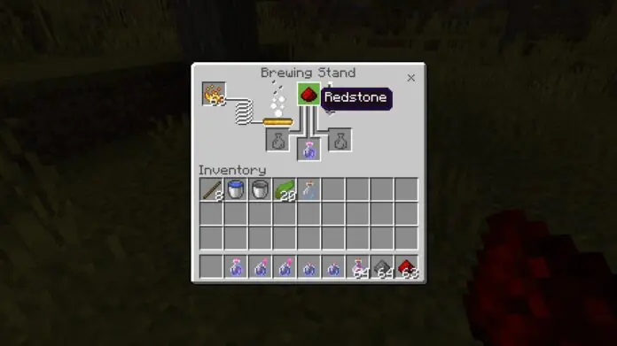 Crafting Potion of Weakness in Minecraft Crafting Potion of Weakness in Minecraft