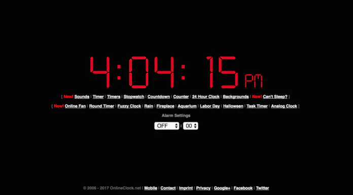 Online Alarm Clocks Online Alarm Clocks