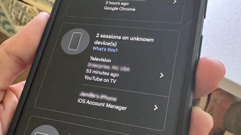 remove old devices from Google account