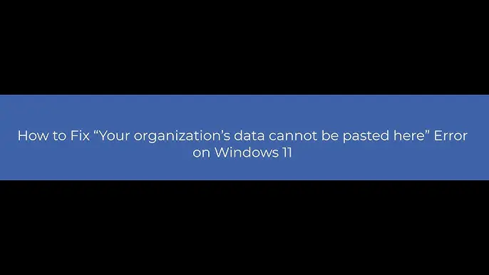your organization's data cannot be pasted here