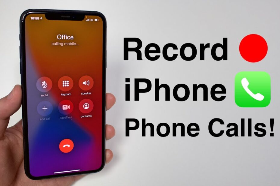 record calls on iPhone
